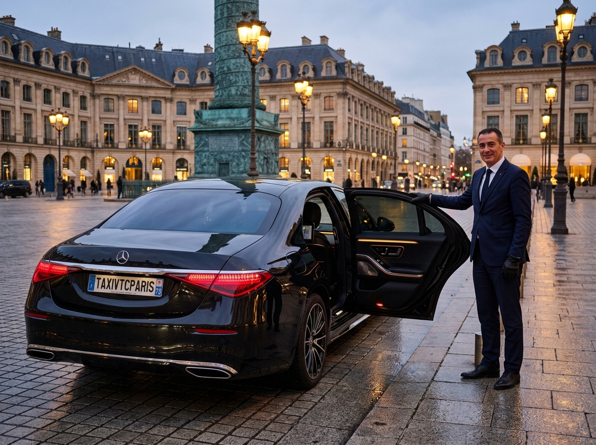 💎 Berline Mercedes Classe S — Palaces Parisiens, Place Vendôme & Triangle d'Or 🇫🇷