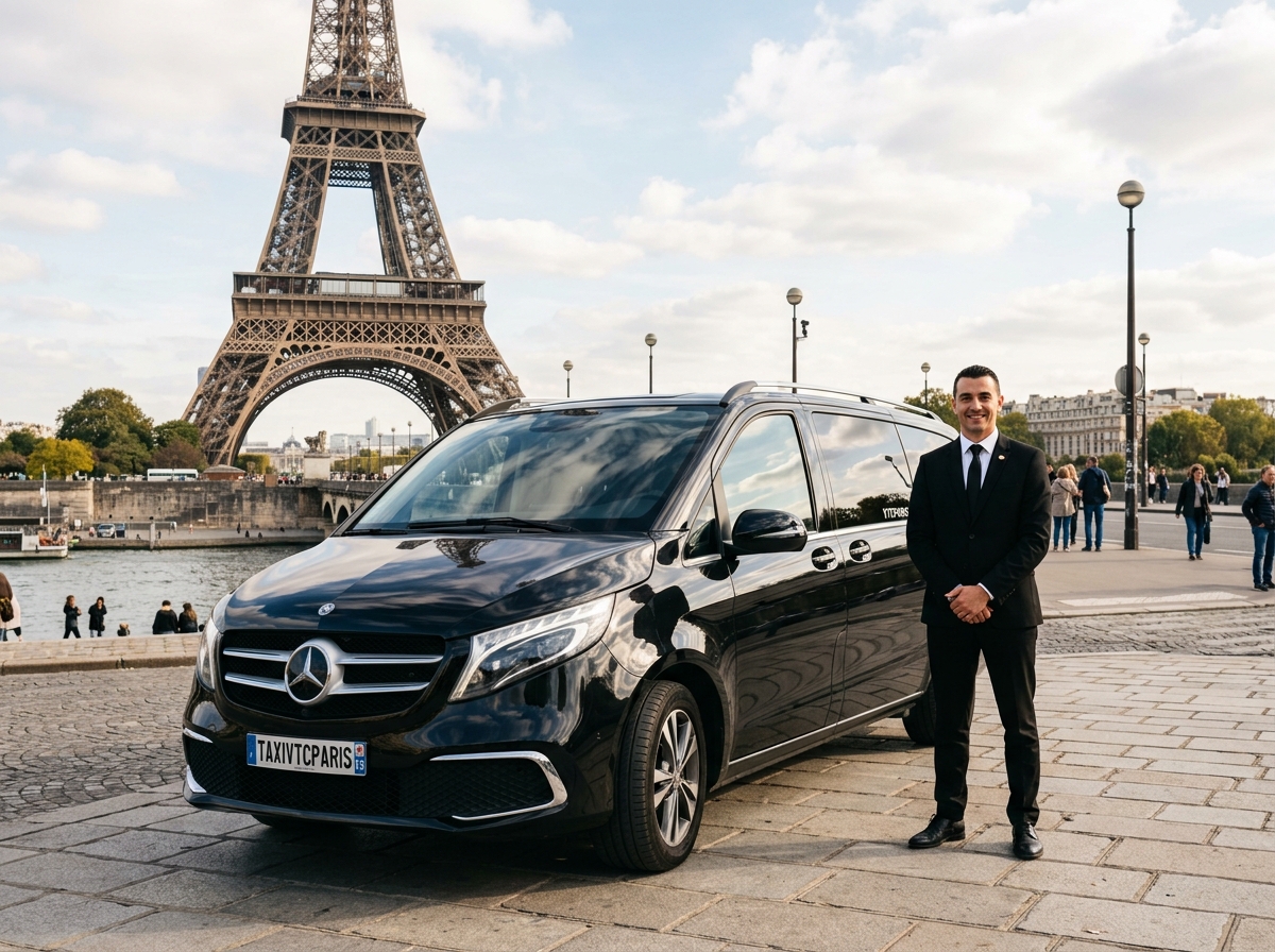 🚐 Van Mercedes Classe V Paris — Transport Privé 7 Places au Cœur de la Capitale 🇫🇷